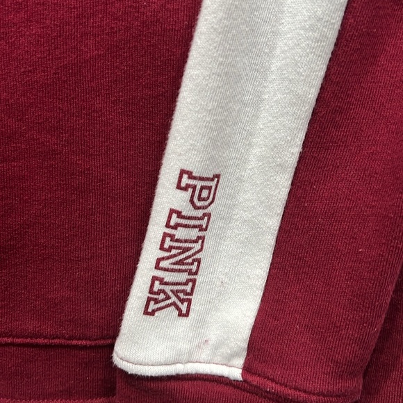 PINK FSU Sparkle light hoodie with front pocket Great condition sweater SZ S - Picture 9 of 10